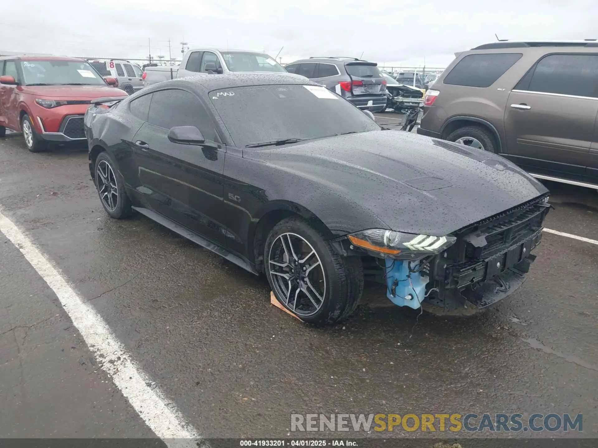 1 Photograph of a damaged car 1FA6P8CF3M5154673 FORD MUSTANG 2021