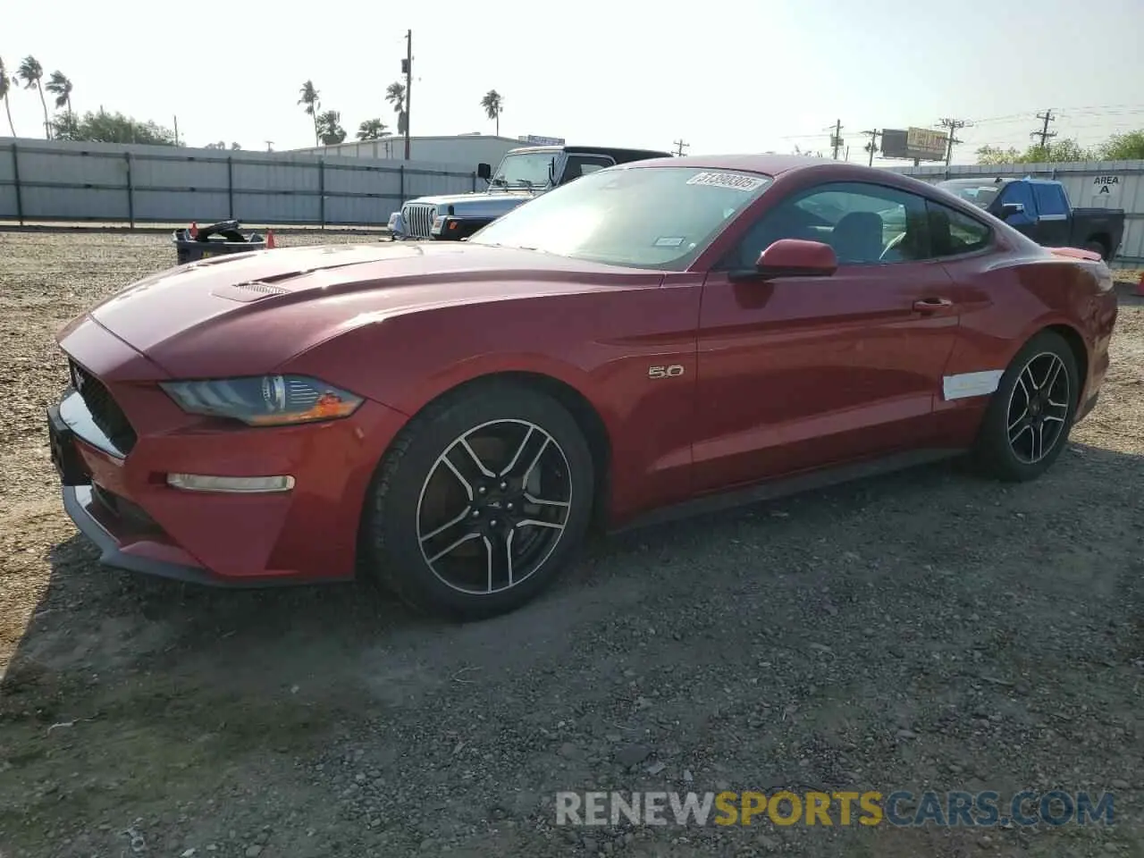 1 Photograph of a damaged car 1FA6P8CF4M5113873 FORD MUSTANG 2021