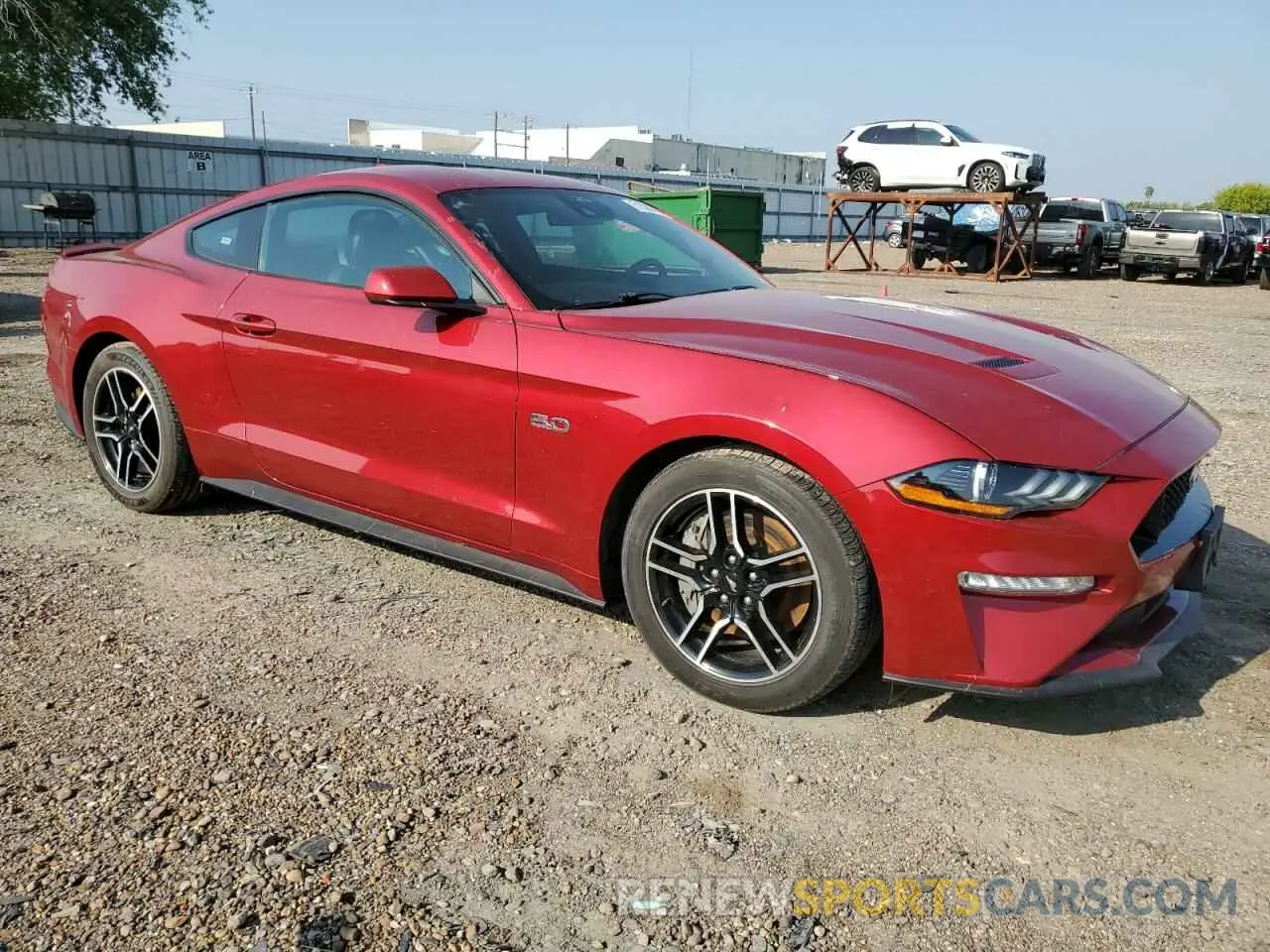 4 Photograph of a damaged car 1FA6P8CF4M5113873 FORD MUSTANG 2021