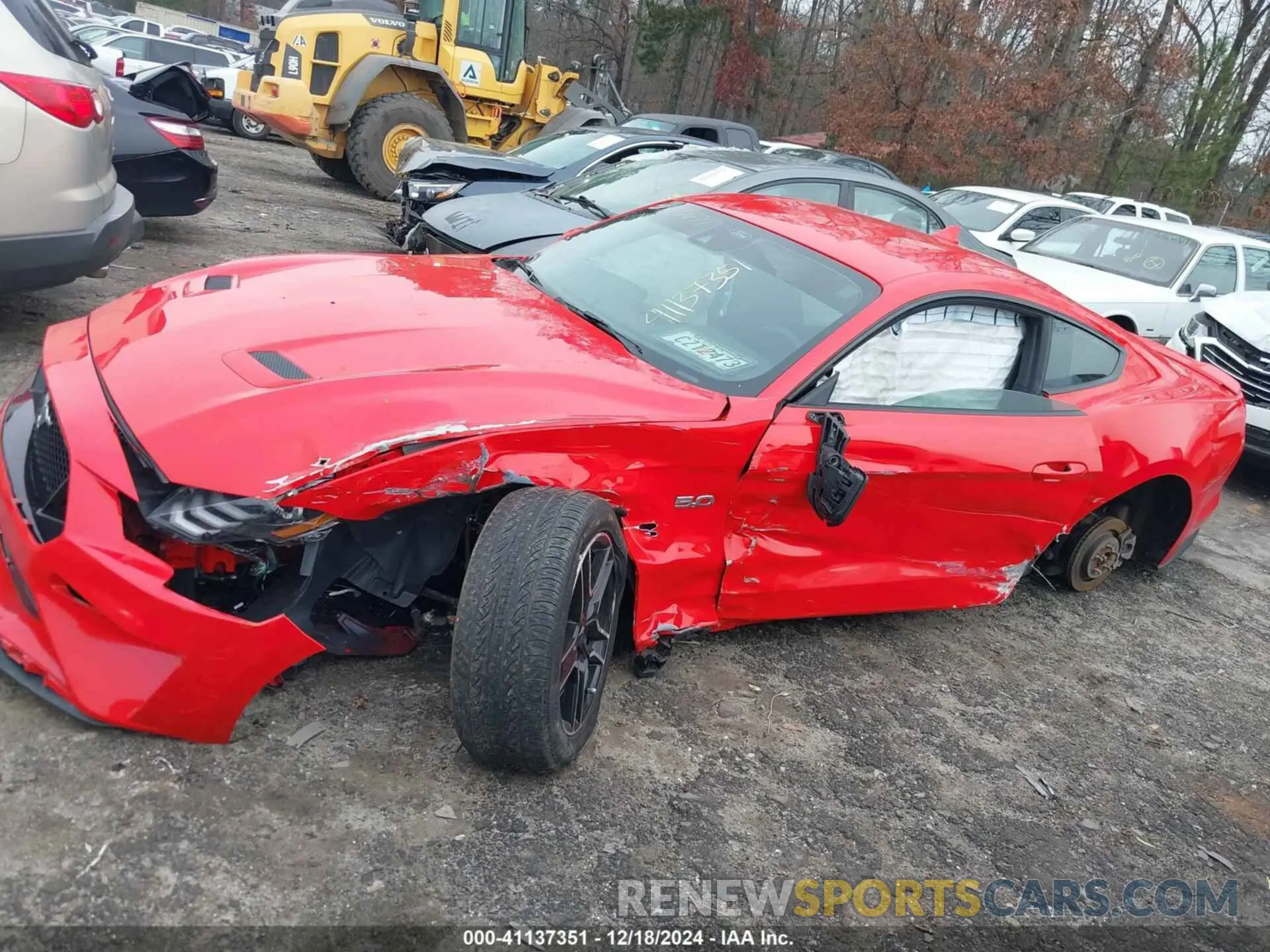 14 Photograph of a damaged car 1FA6P8CF4M5119074 FORD MUSTANG 2021