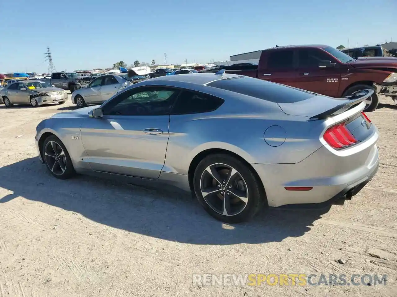 2 Photograph of a damaged car 1FA6P8CF4M5139051 FORD MUSTANG 2021