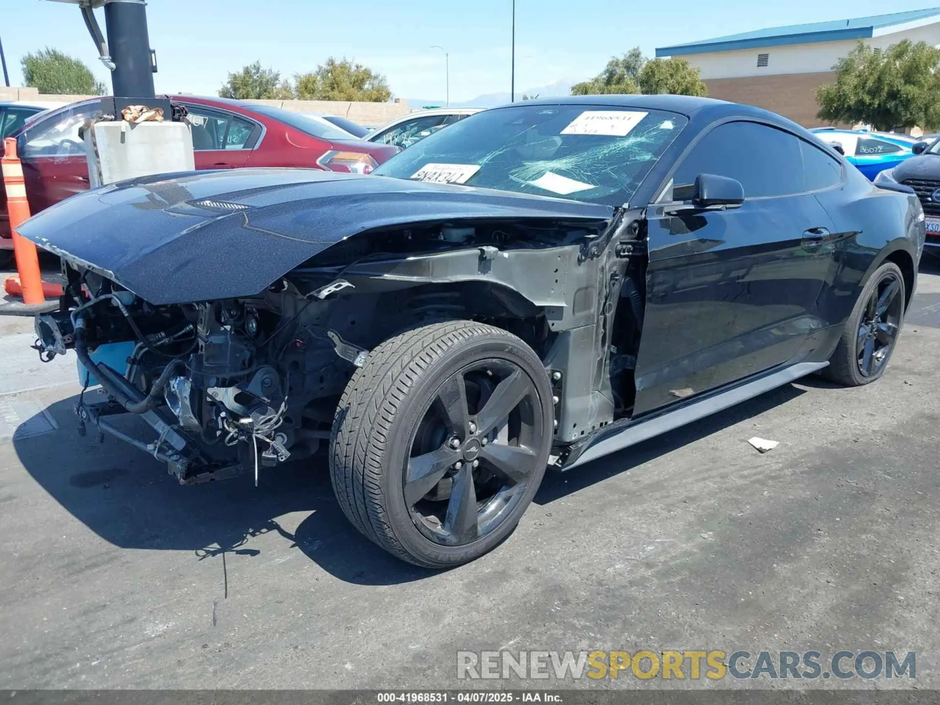 2 Photograph of a damaged car 1FA6P8CF4M5155377 FORD MUSTANG 2021