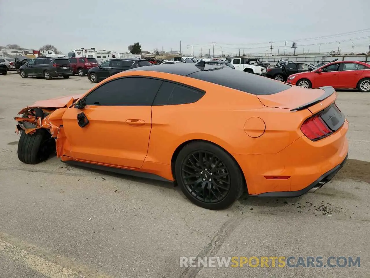 2 Photograph of a damaged car 1FA6P8CF5M5104292 FORD MUSTANG 2021
