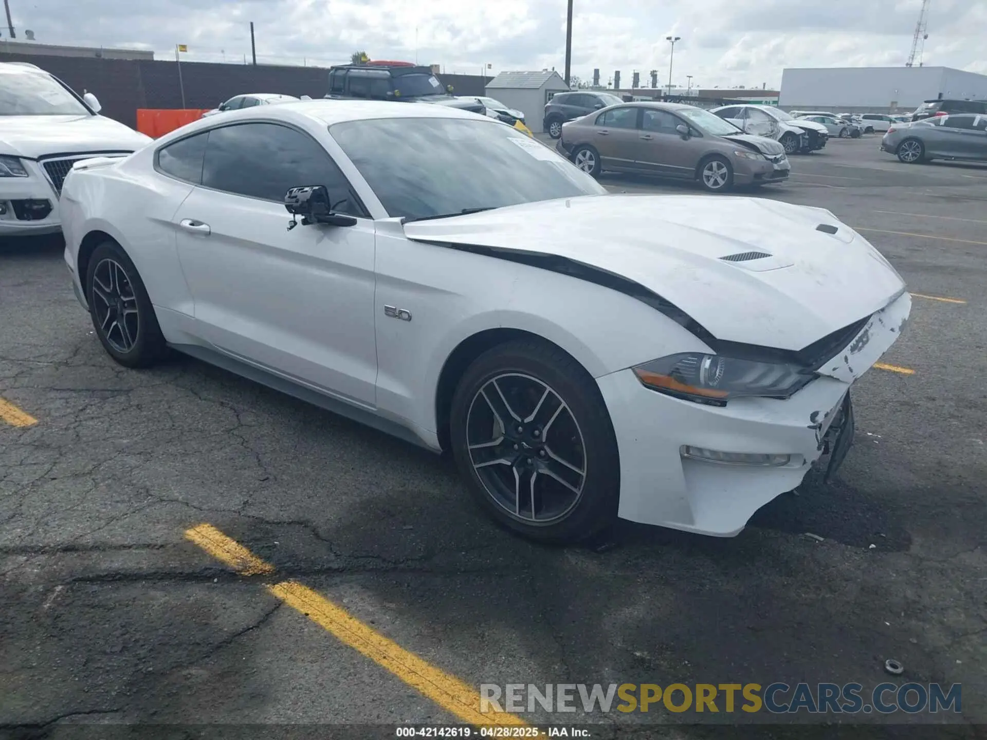 1 Photograph of a damaged car 1FA6P8CF5M5115597 FORD MUSTANG 2021
