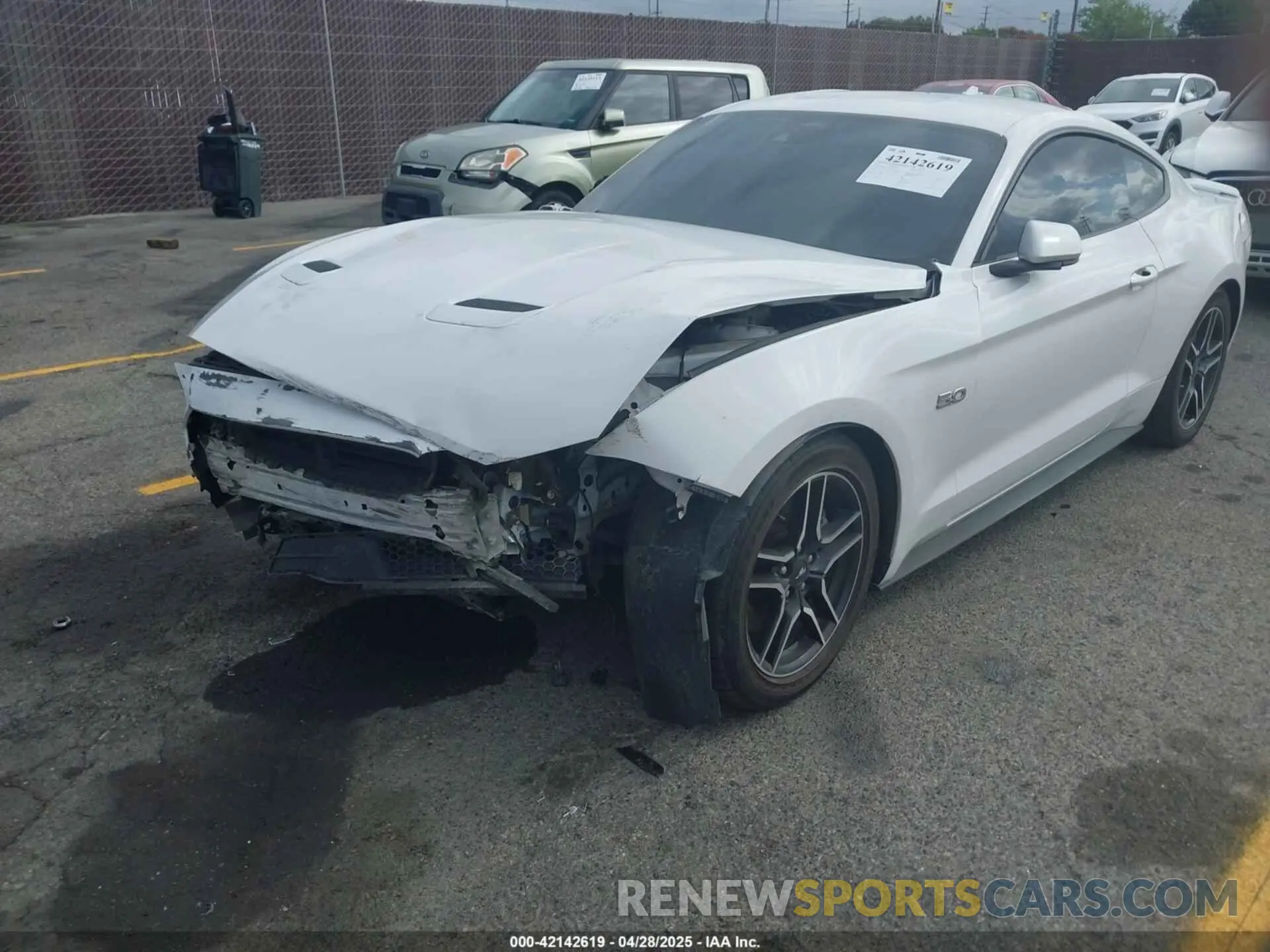 2 Photograph of a damaged car 1FA6P8CF5M5115597 FORD MUSTANG 2021
