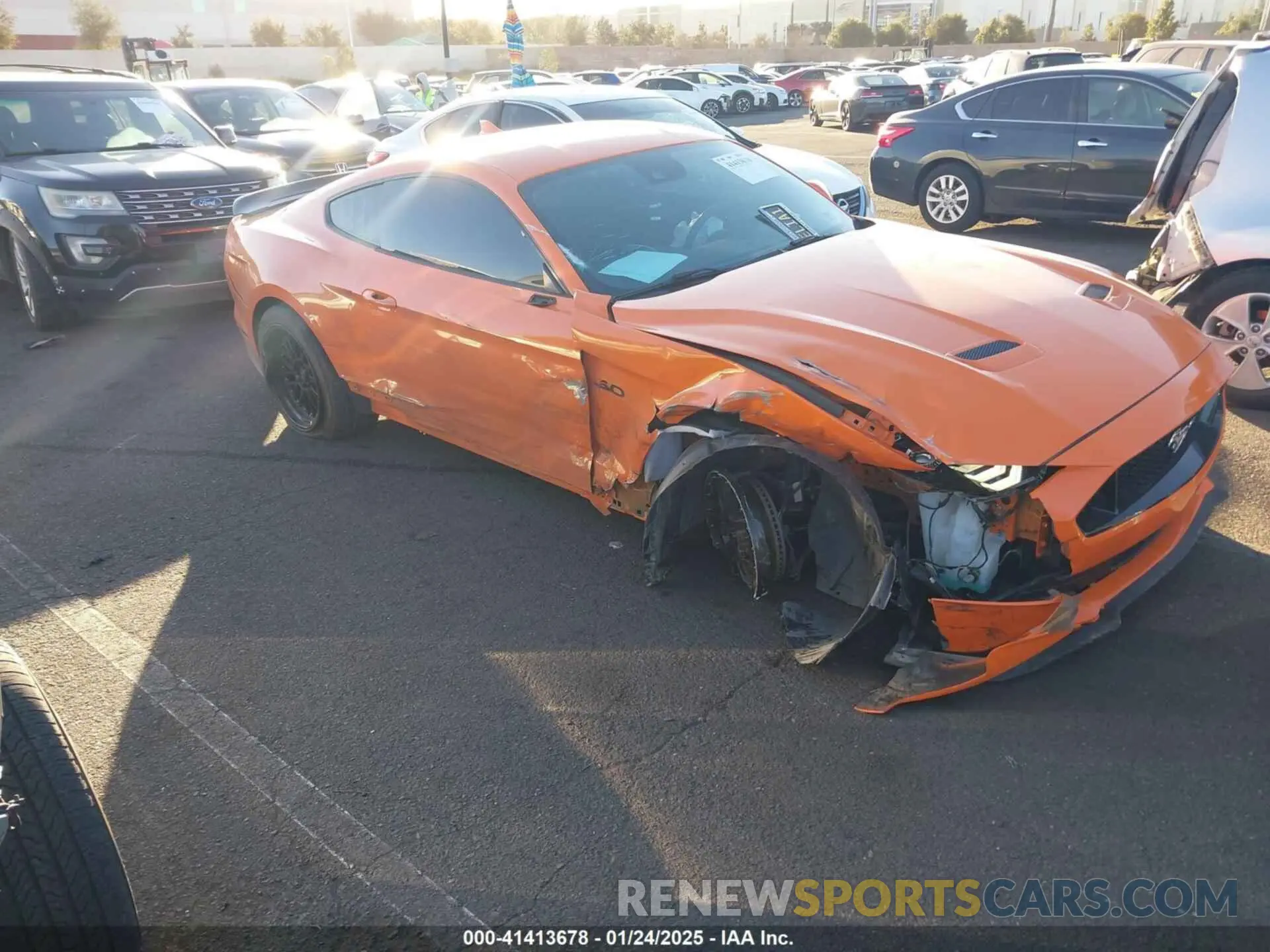 14 Photograph of a damaged car 1FA6P8CF5M5116202 FORD MUSTANG 2021