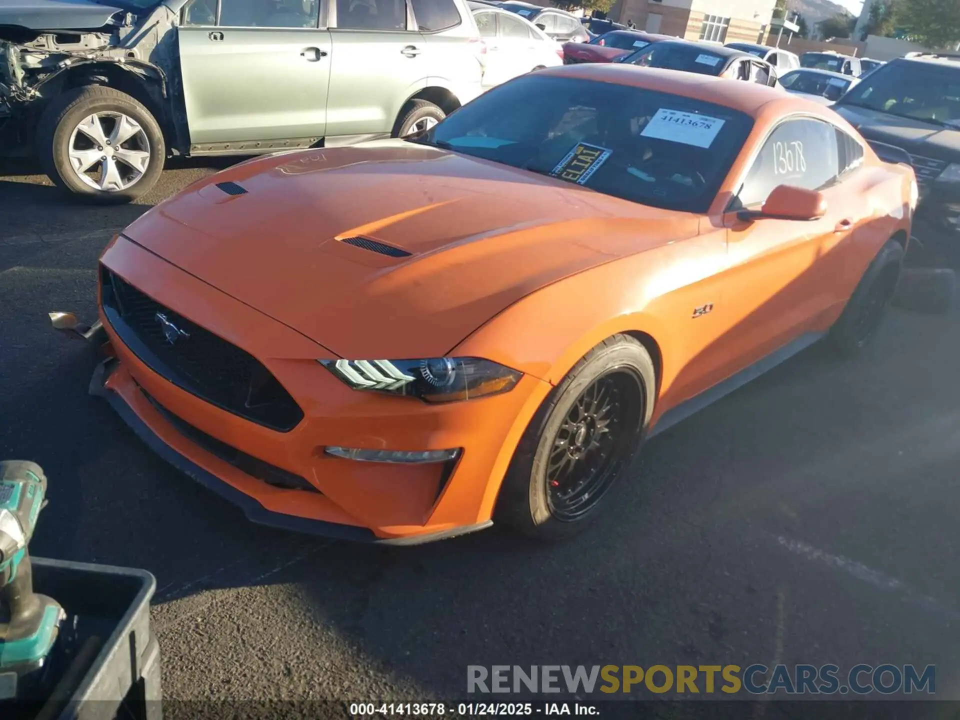 2 Photograph of a damaged car 1FA6P8CF5M5116202 FORD MUSTANG 2021