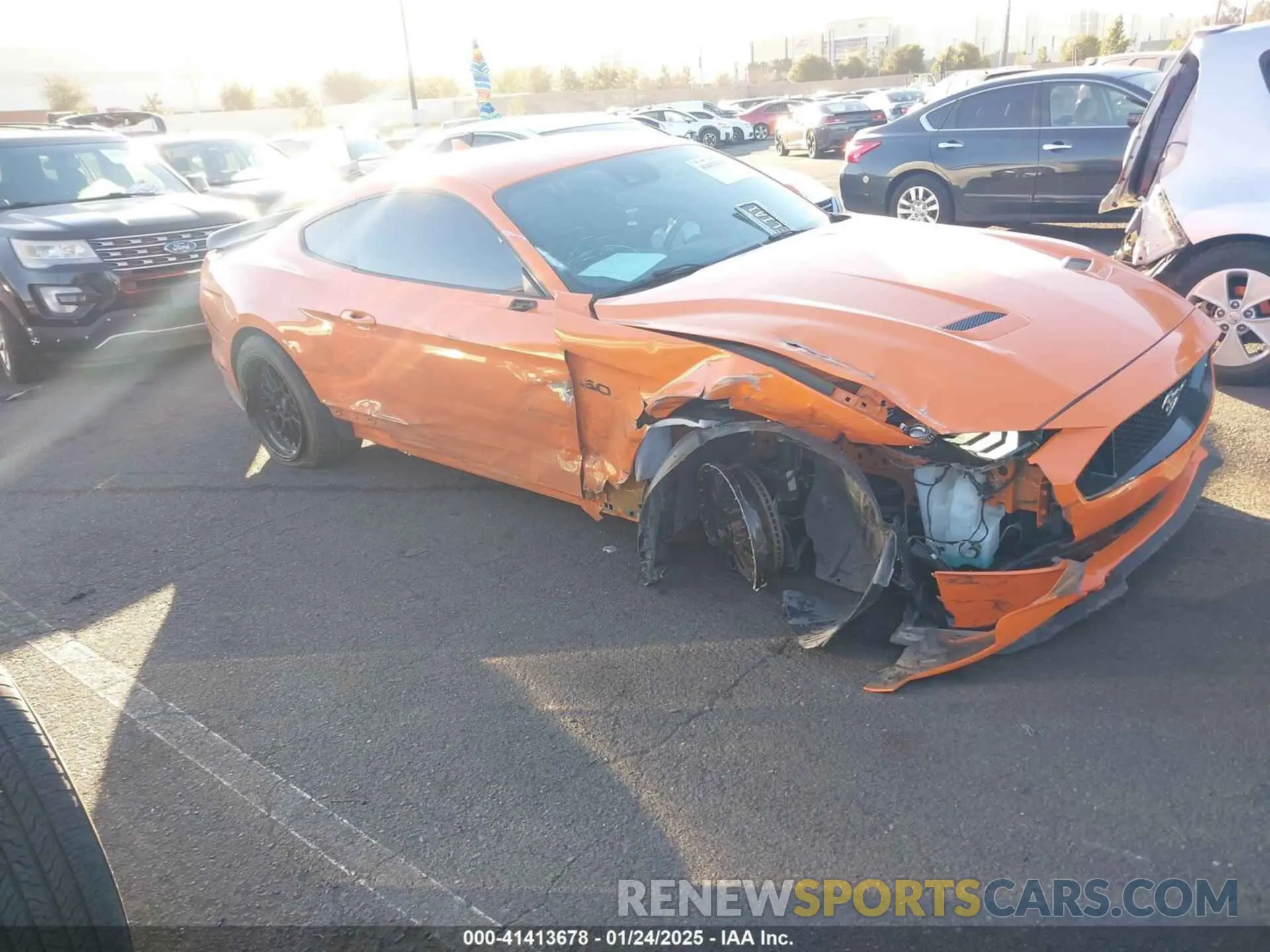 6 Photograph of a damaged car 1FA6P8CF5M5116202 FORD MUSTANG 2021