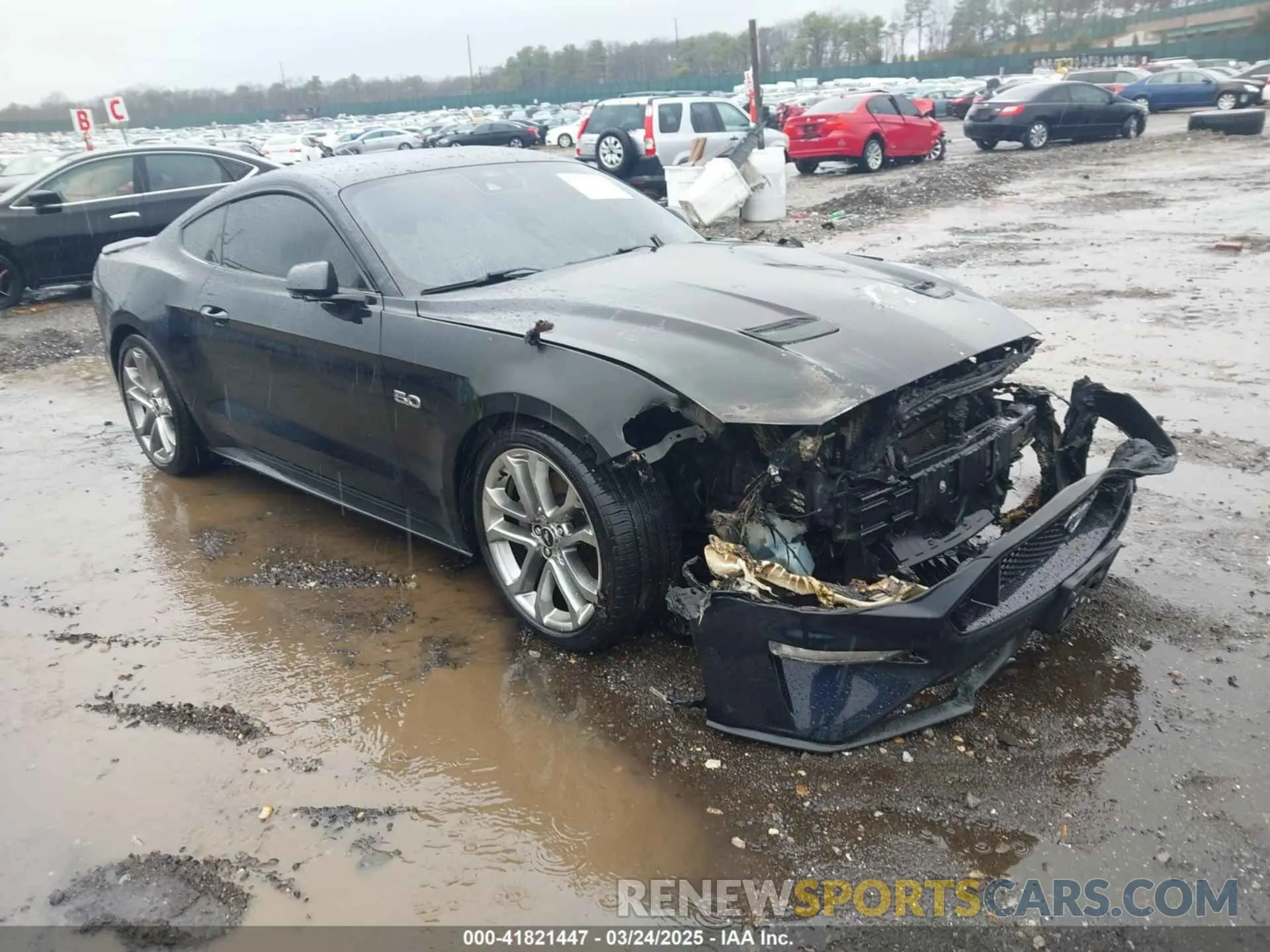 1 Photograph of a damaged car 1FA6P8CF5M5138913 FORD MUSTANG 2021
