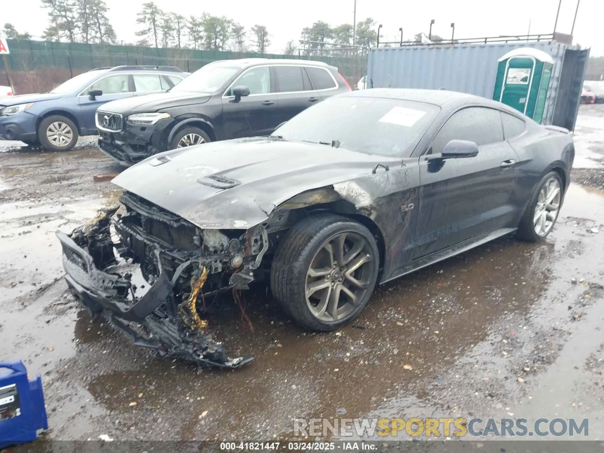 2 Photograph of a damaged car 1FA6P8CF5M5138913 FORD MUSTANG 2021