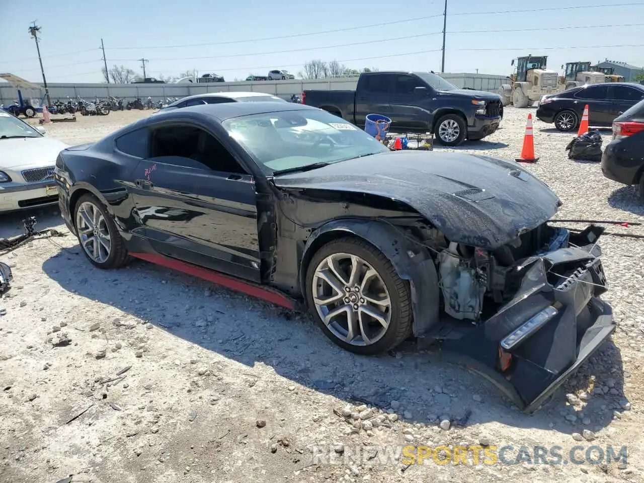 4 Photograph of a damaged car 1FA6P8CF5M5148745 FORD MUSTANG 2021