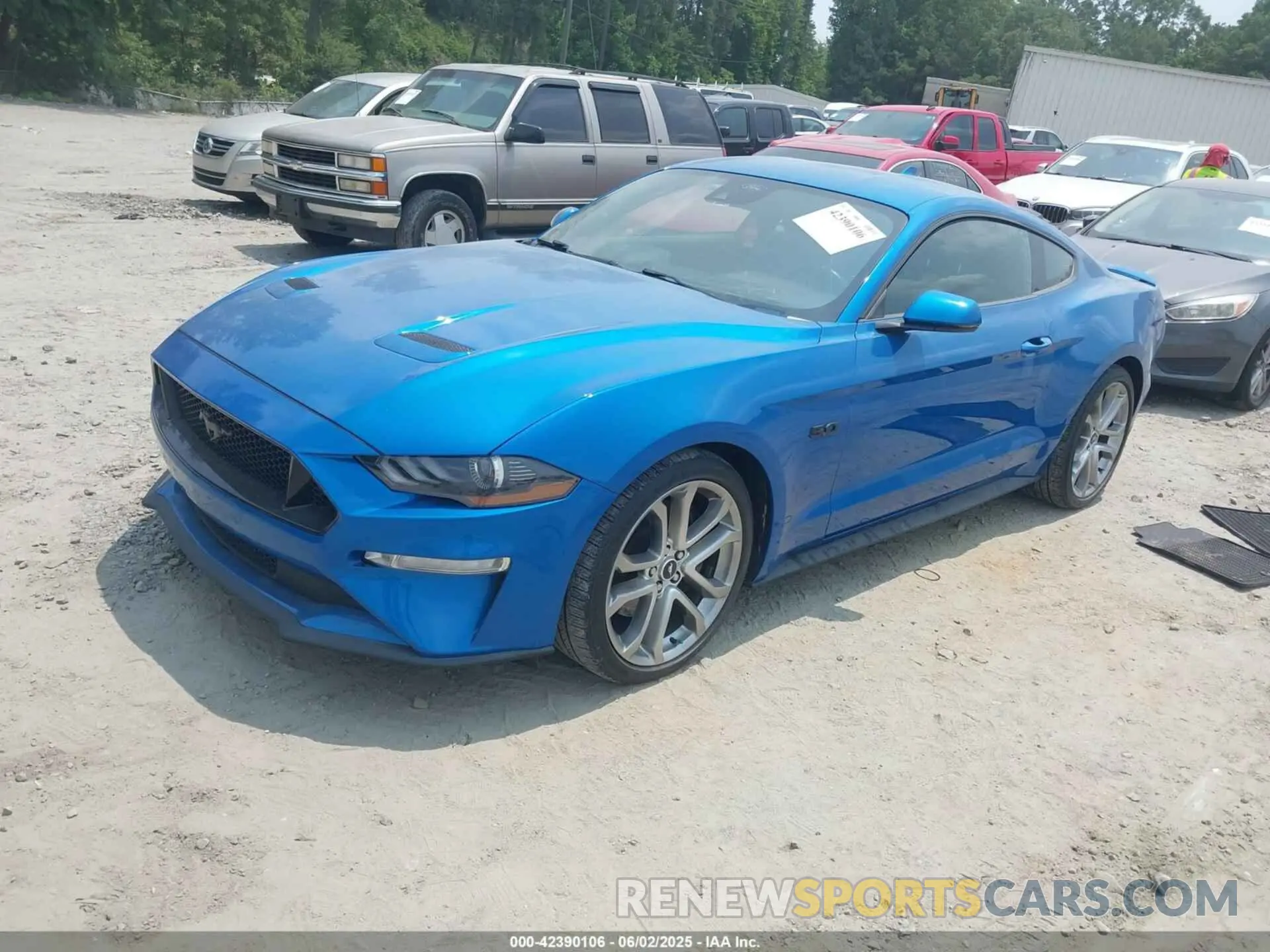 2 Photograph of a damaged car 1FA6P8CF5M5151256 FORD MUSTANG 2021