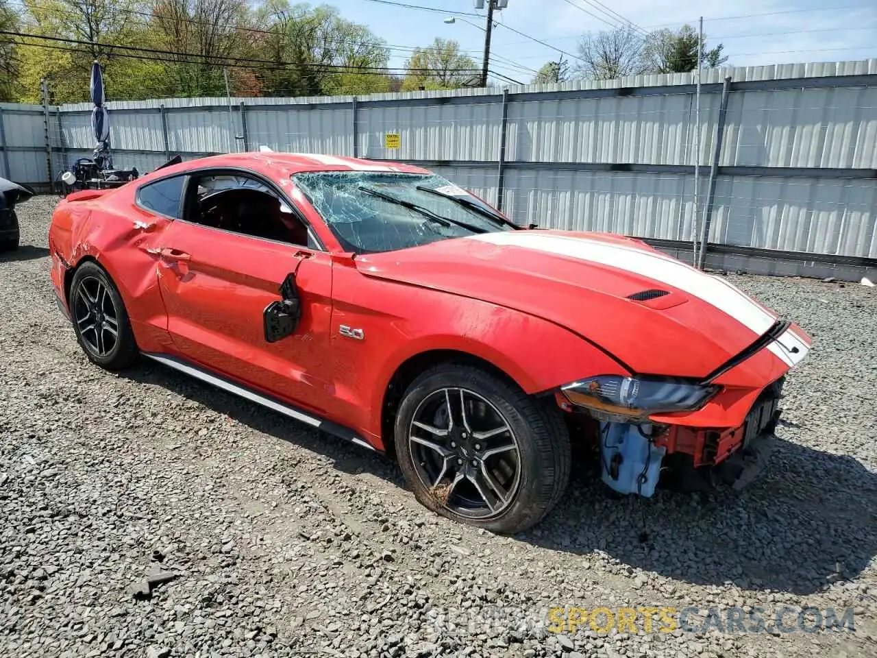 4 Photograph of a damaged car 1FA6P8CF6M5116547 FORD MUSTANG 2021