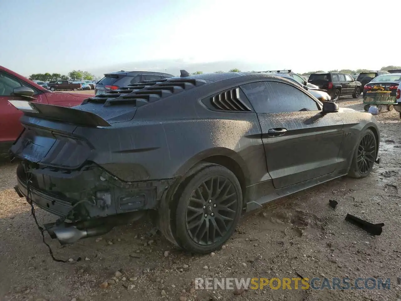 3 Photograph of a damaged car 1FA6P8CF6M5133204 FORD MUSTANG 2021