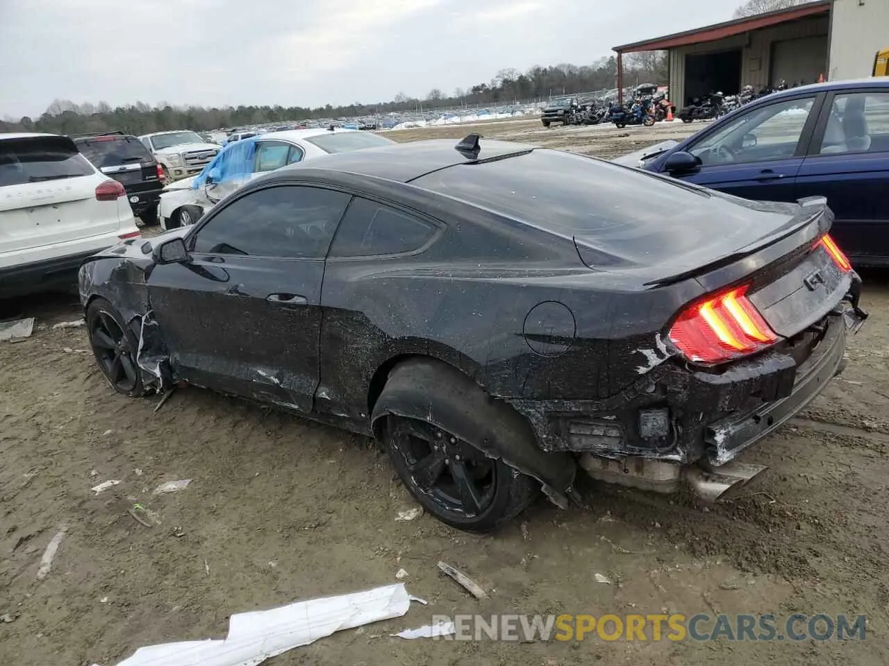 2 Photograph of a damaged car 1FA6P8CF6M5139522 FORD MUSTANG 2021