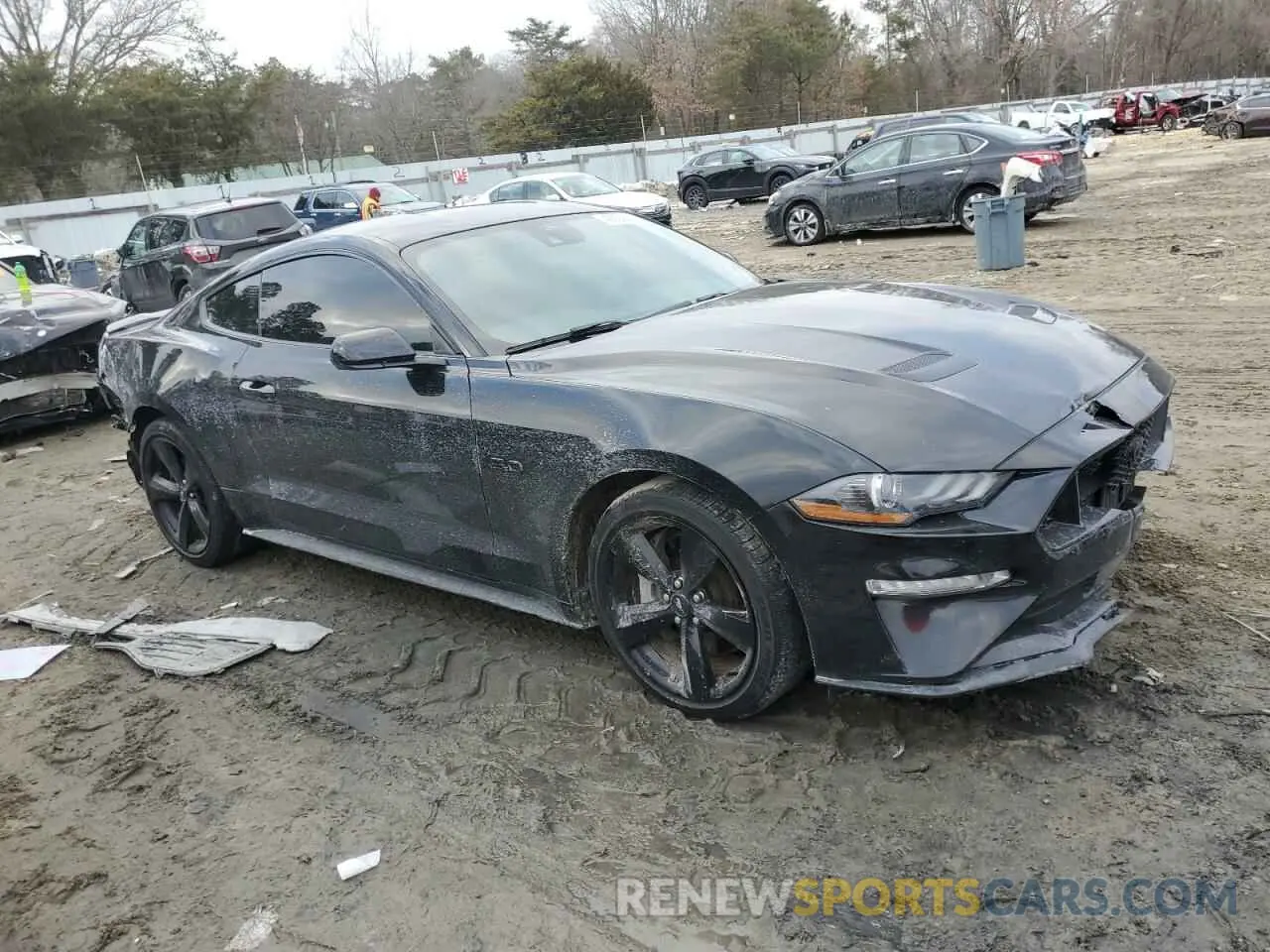 4 Photograph of a damaged car 1FA6P8CF6M5139522 FORD MUSTANG 2021