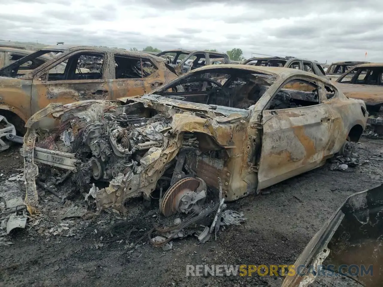 1 Photograph of a damaged car 1FA6P8CF6M5153565 FORD MUSTANG 2021