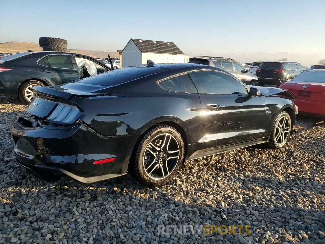 3 Photograph of a damaged car 1FA6P8CF6M5155378 FORD MUSTANG 2021