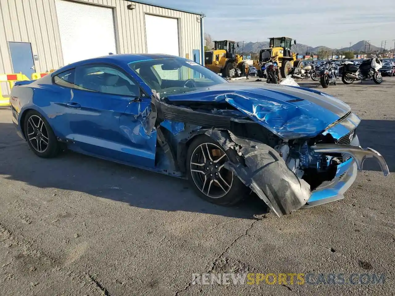 4 Photograph of a damaged car 1FA6P8CF7M5106674 FORD MUSTANG 2021