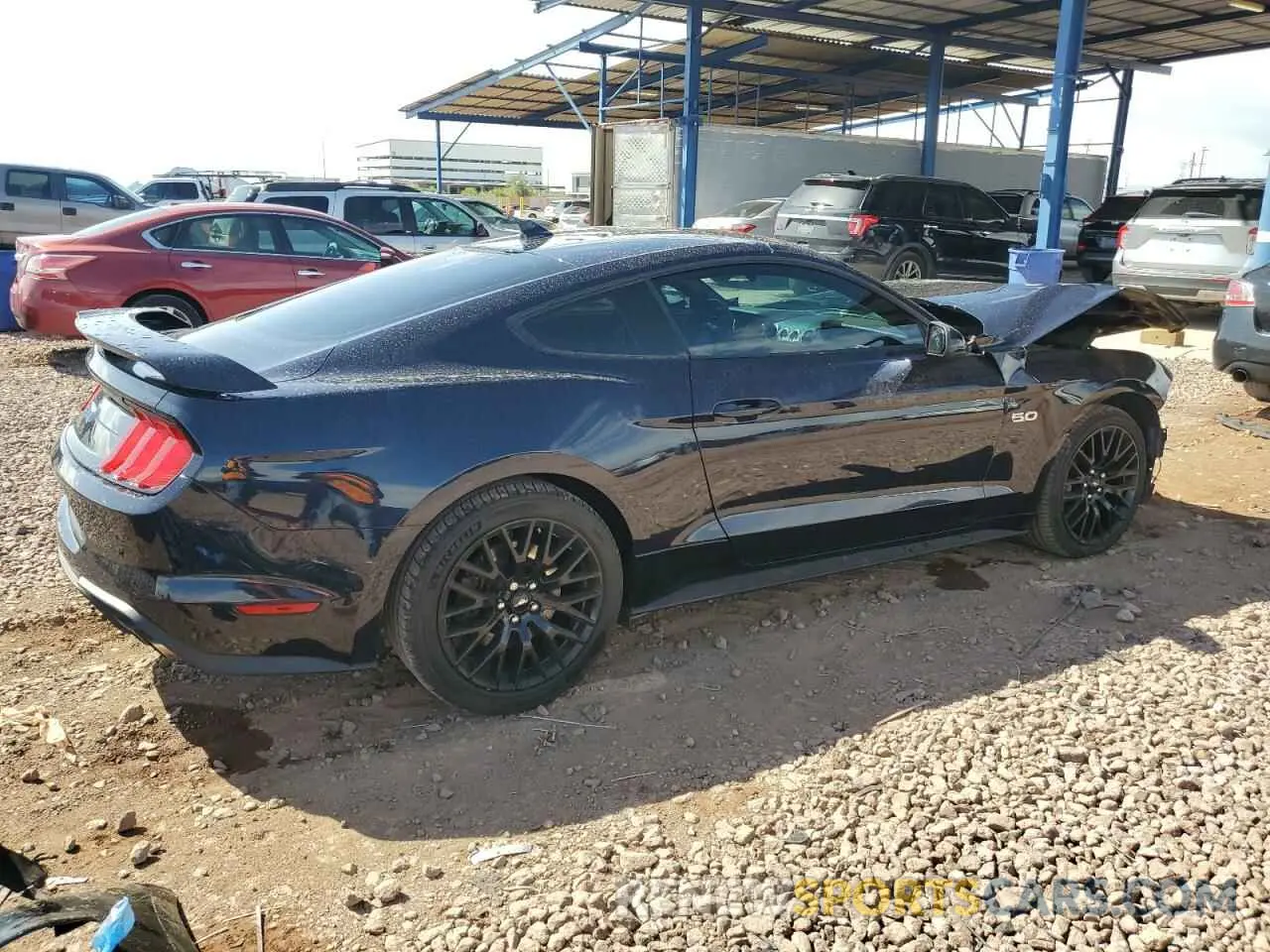 3 Photograph of a damaged car 1FA6P8CF8M5133785 FORD MUSTANG 2021