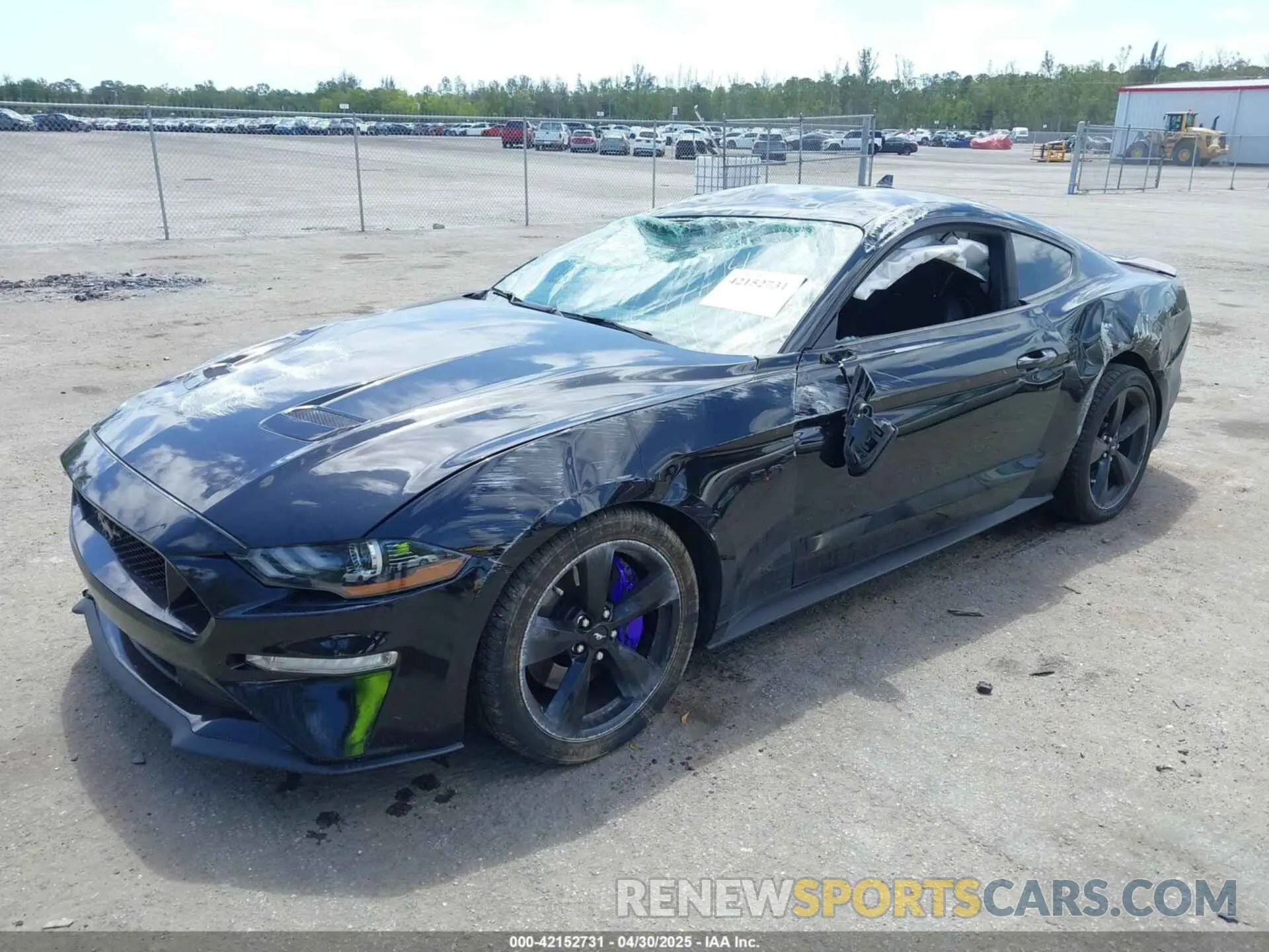 2 Photograph of a damaged car 1FA6P8CF9M5101993 FORD MUSTANG 2021