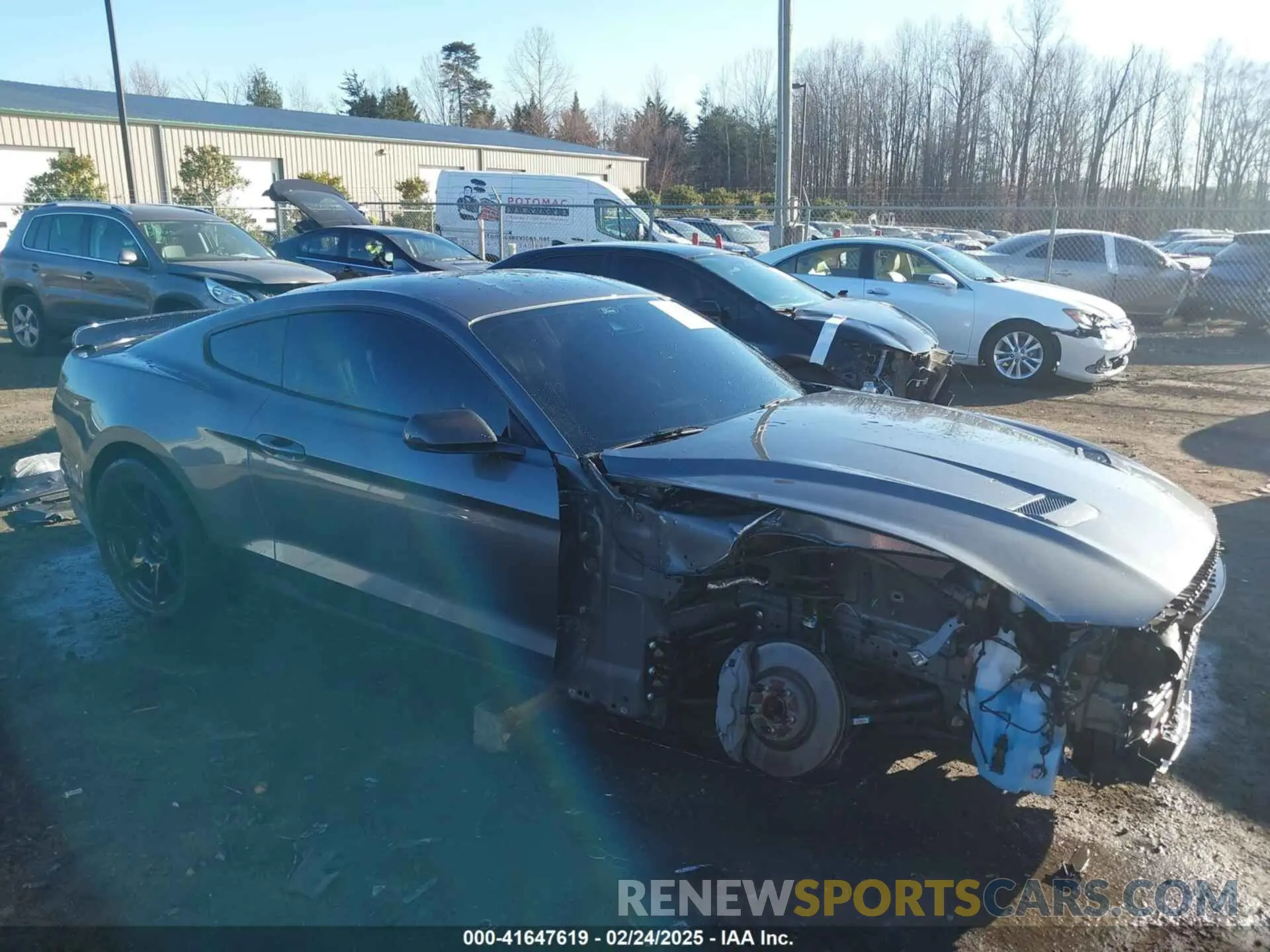 1 Photograph of a damaged car 1FA6P8CF9M5117126 FORD MUSTANG 2021