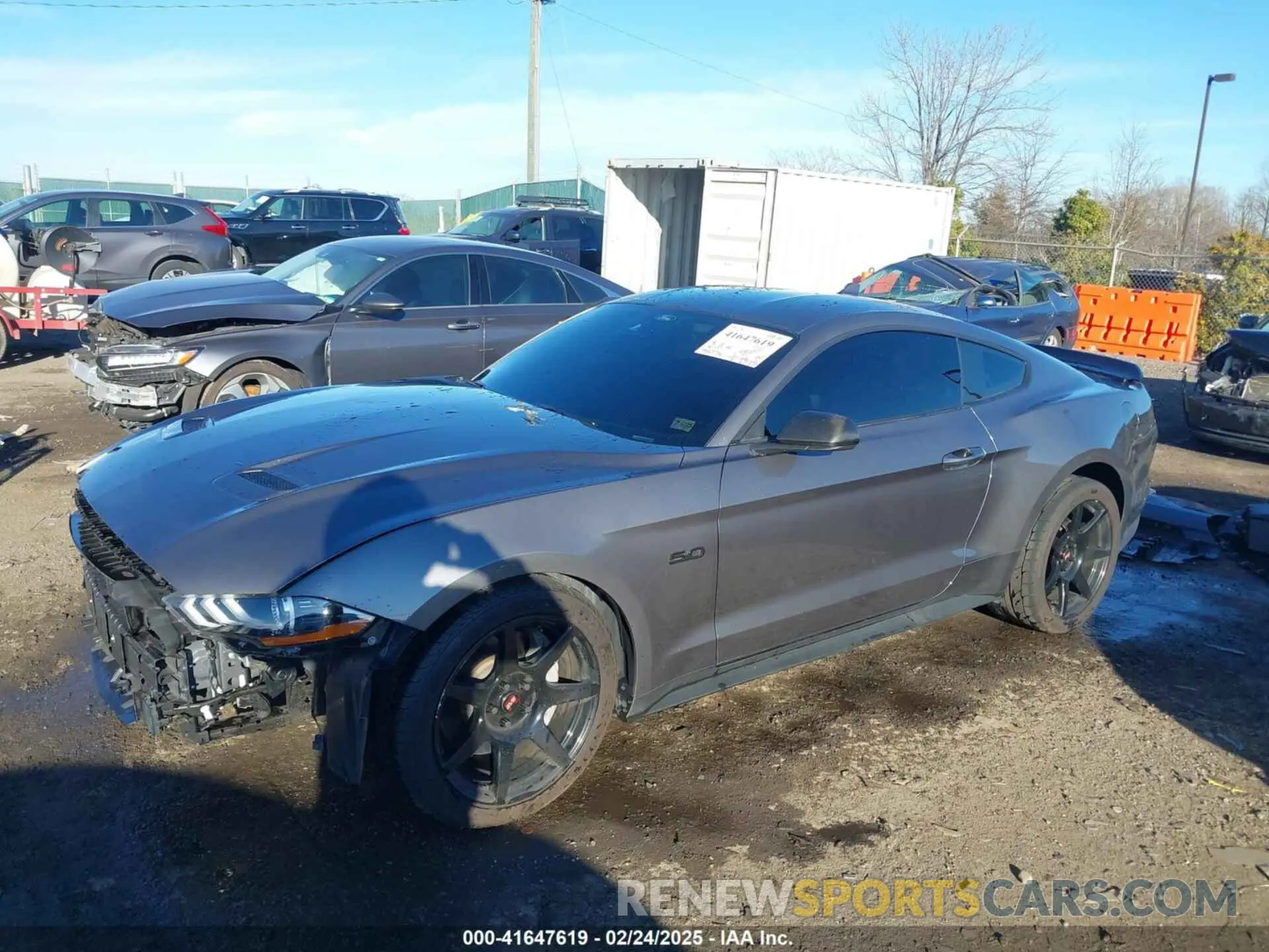 2 Photograph of a damaged car 1FA6P8CF9M5117126 FORD MUSTANG 2021
