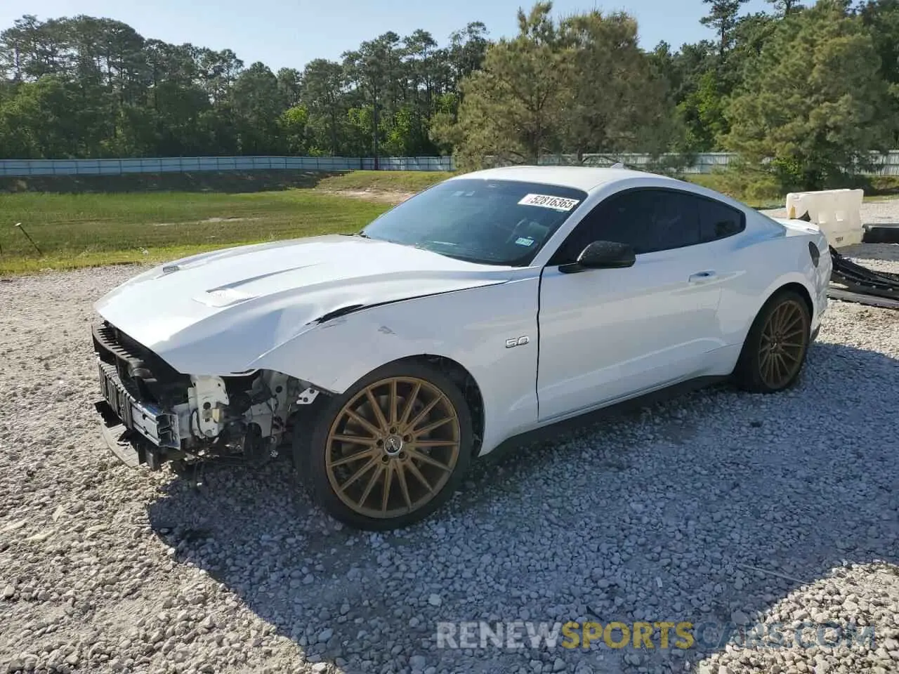 1 Photograph of a damaged car 1FA6P8CF9M5148859 FORD MUSTANG 2021