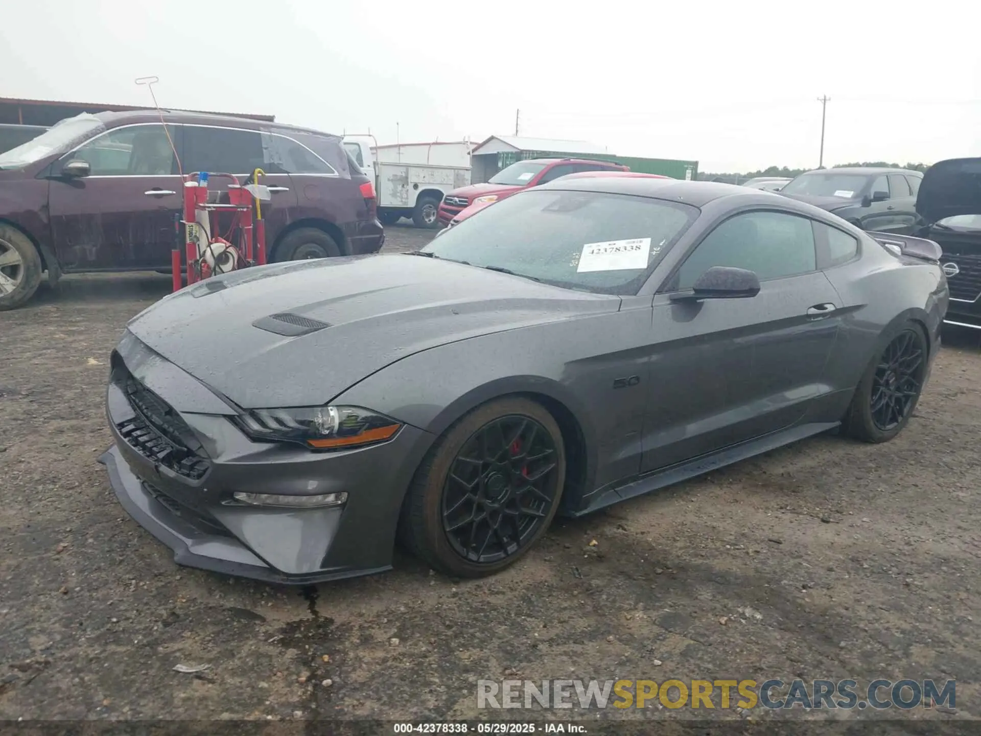 2 Photograph of a damaged car 1FA6P8CF9M5149347 FORD MUSTANG 2021