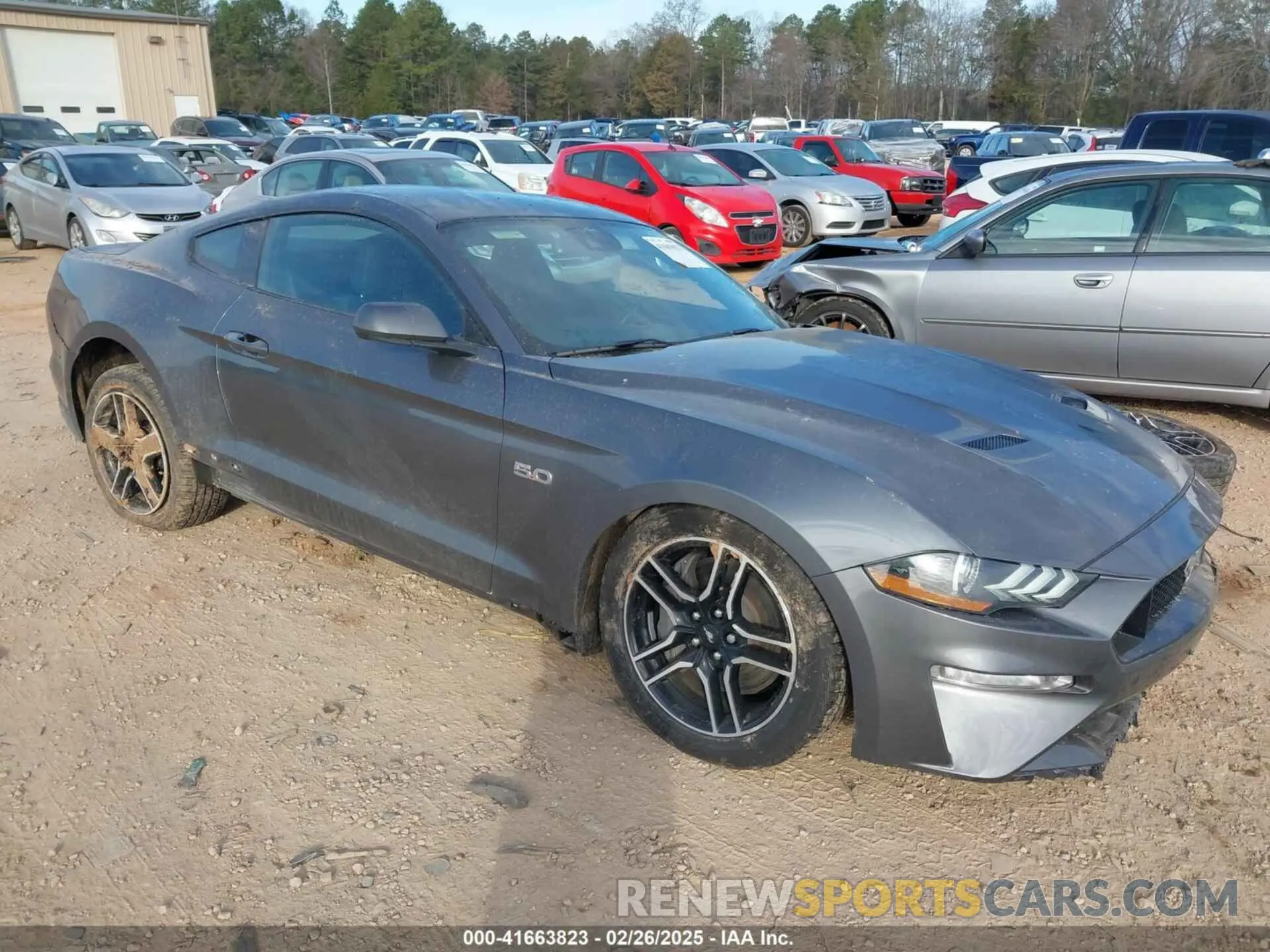 1 Photograph of a damaged car 1FA6P8CF9M5153818 FORD MUSTANG 2021