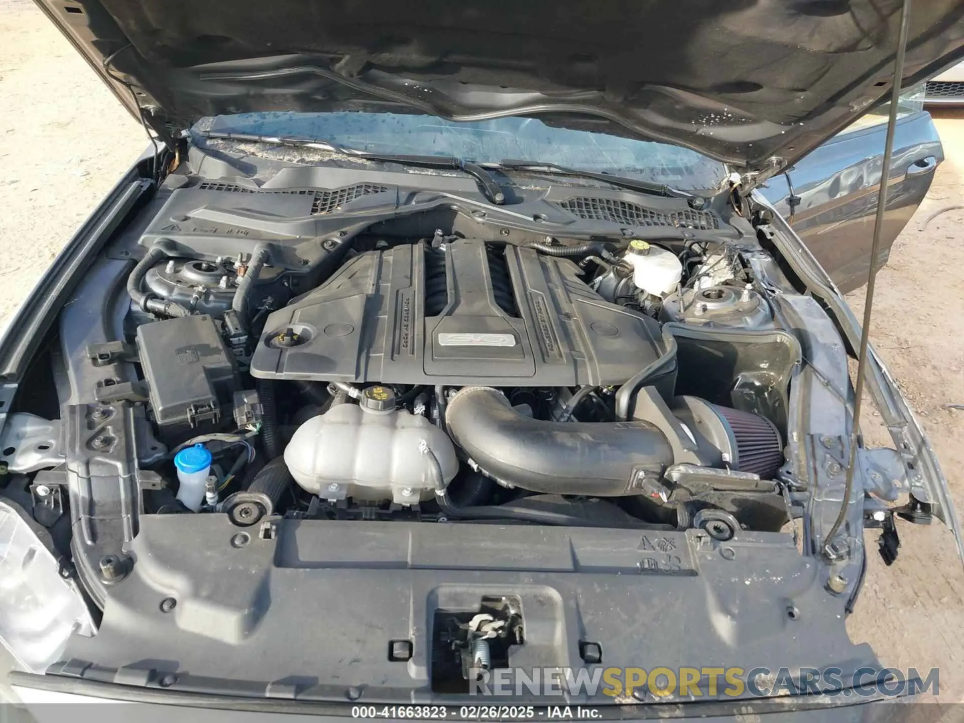 10 Photograph of a damaged car 1FA6P8CF9M5153818 FORD MUSTANG 2021