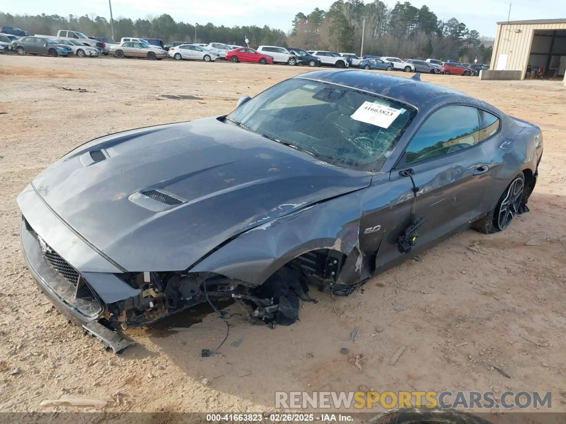 2 Photograph of a damaged car 1FA6P8CF9M5153818 FORD MUSTANG 2021