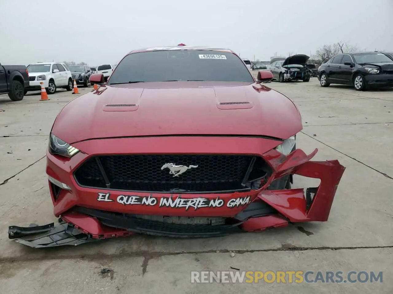5 Photograph of a damaged car 1FA6P8CFXM5115675 FORD MUSTANG 2021