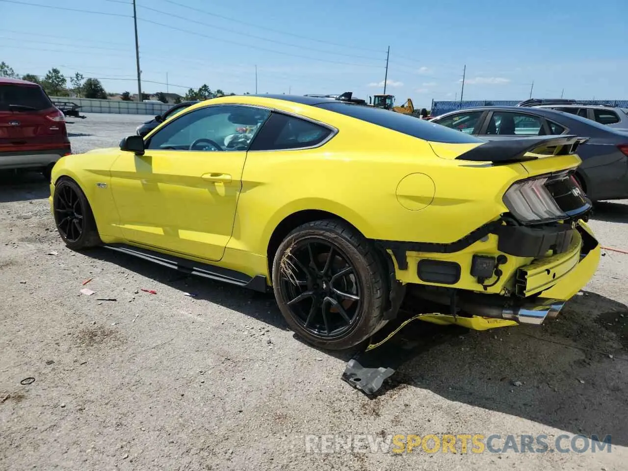 2 Photograph of a damaged car 1FA6P8CFXM5146523 FORD MUSTANG 2021