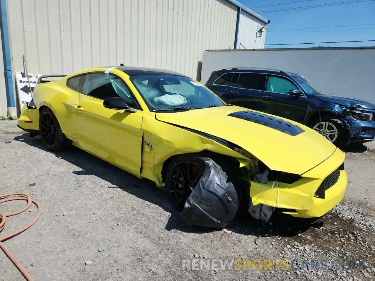 4 Photograph of a damaged car 1FA6P8CFXM5146523 FORD MUSTANG 2021