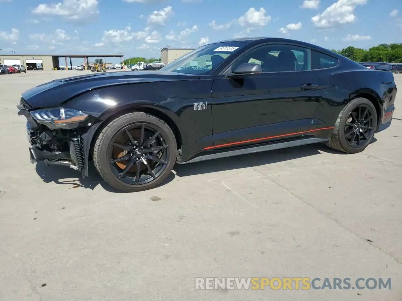 1 Photograph of a damaged car 1FA6P8R05M5552423 FORD MUSTANG 2021
