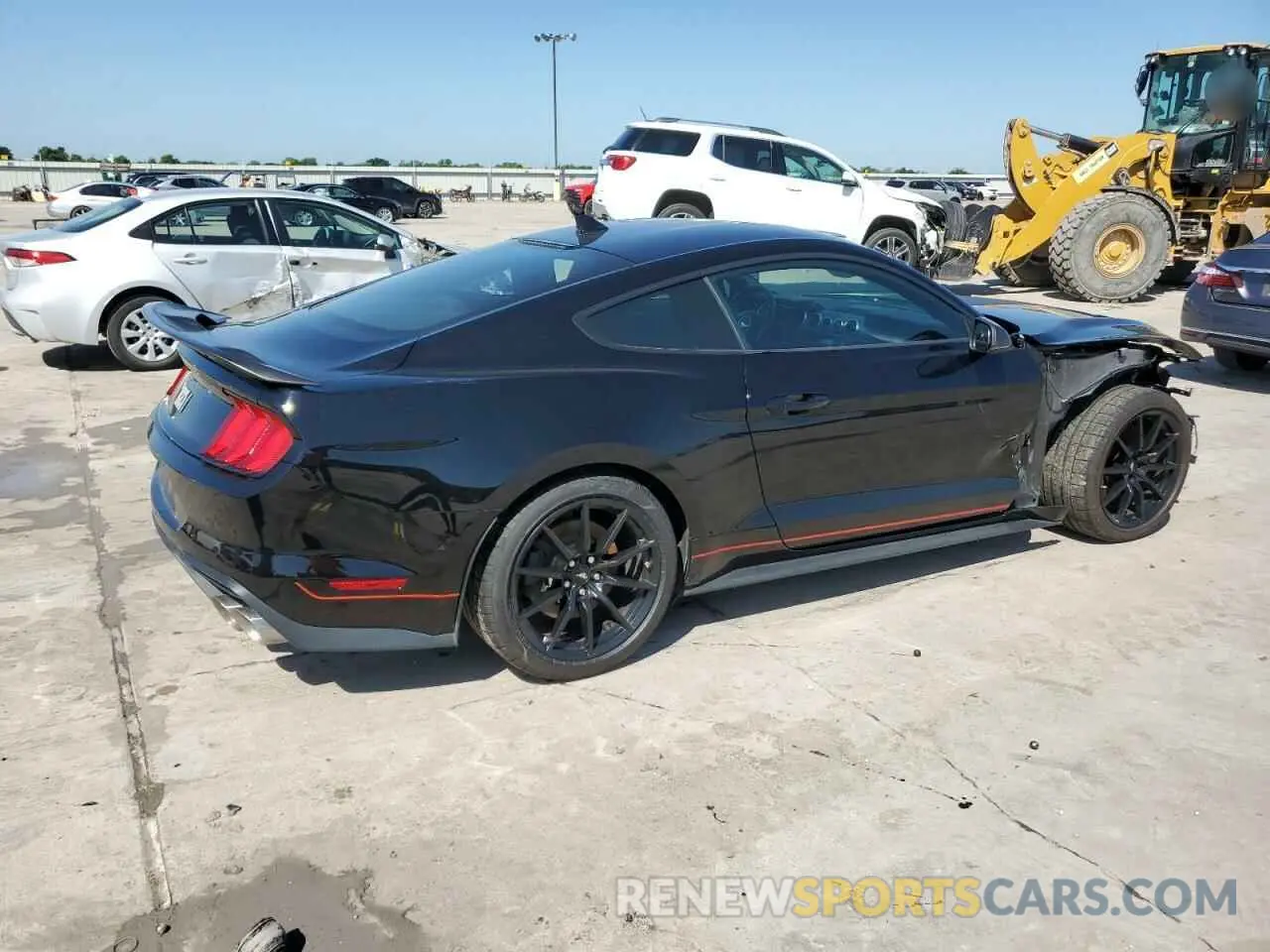 3 Photograph of a damaged car 1FA6P8R05M5552423 FORD MUSTANG 2021