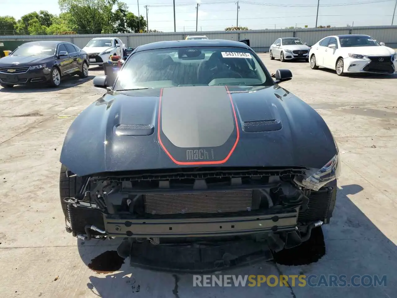 5 Photograph of a damaged car 1FA6P8R05M5552423 FORD MUSTANG 2021