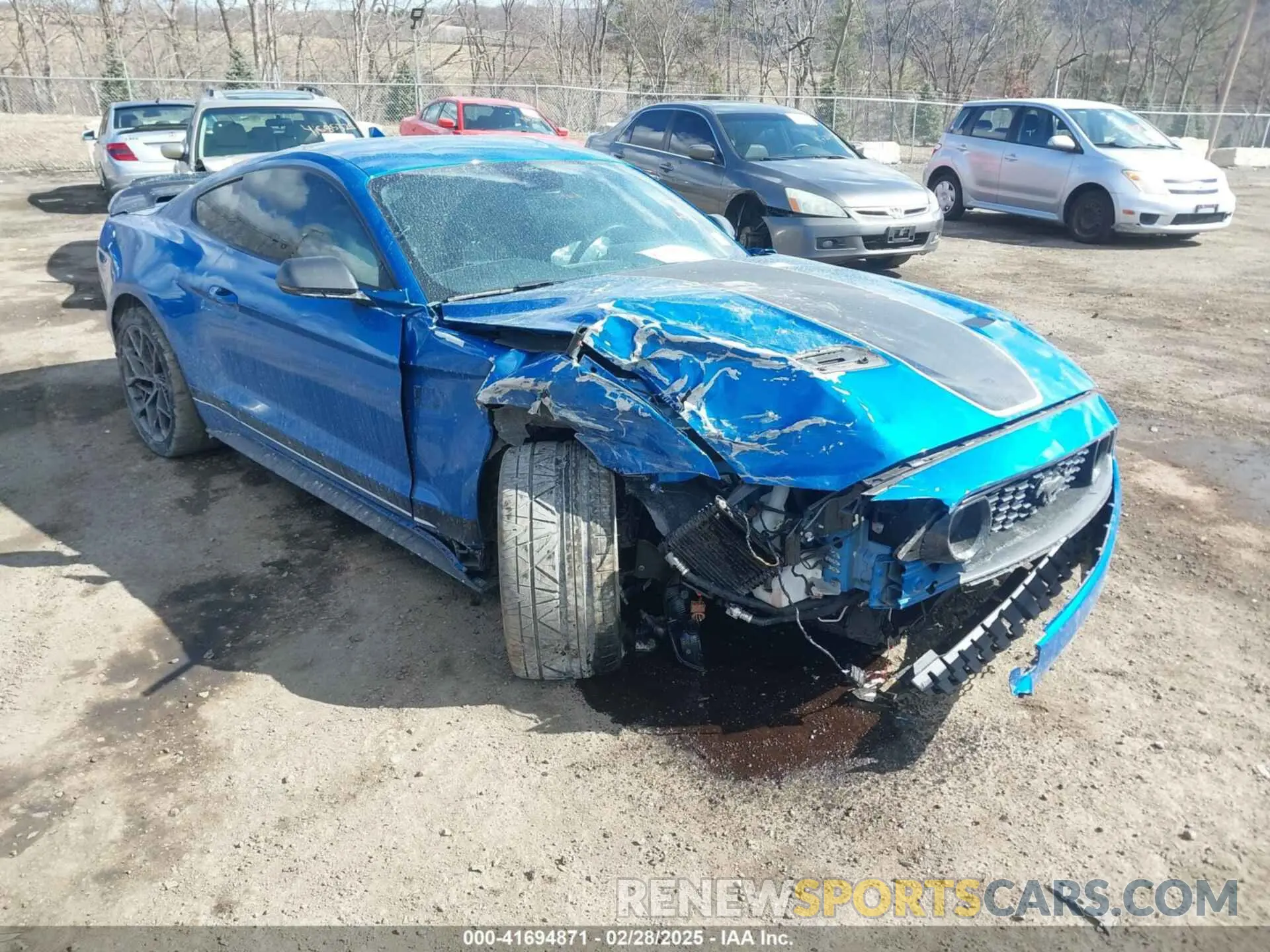 1 Photograph of a damaged car 1FA6P8R05M5554964 FORD MUSTANG 2021