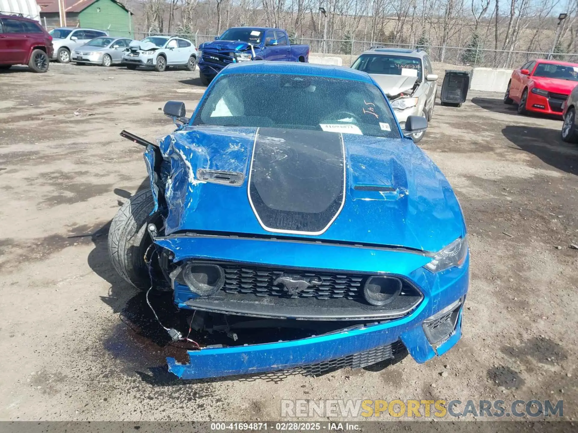 12 Photograph of a damaged car 1FA6P8R05M5554964 FORD MUSTANG 2021
