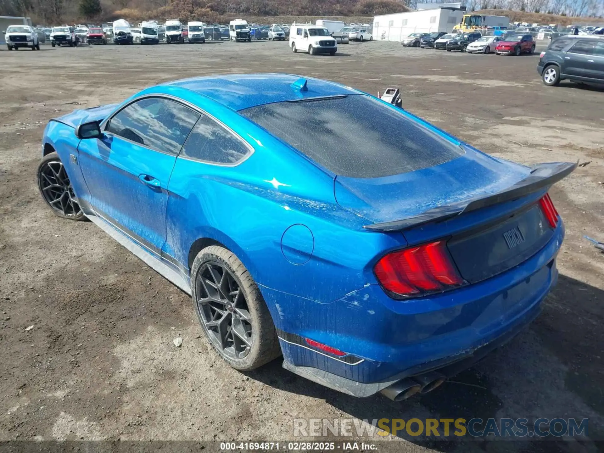 3 Photograph of a damaged car 1FA6P8R05M5554964 FORD MUSTANG 2021