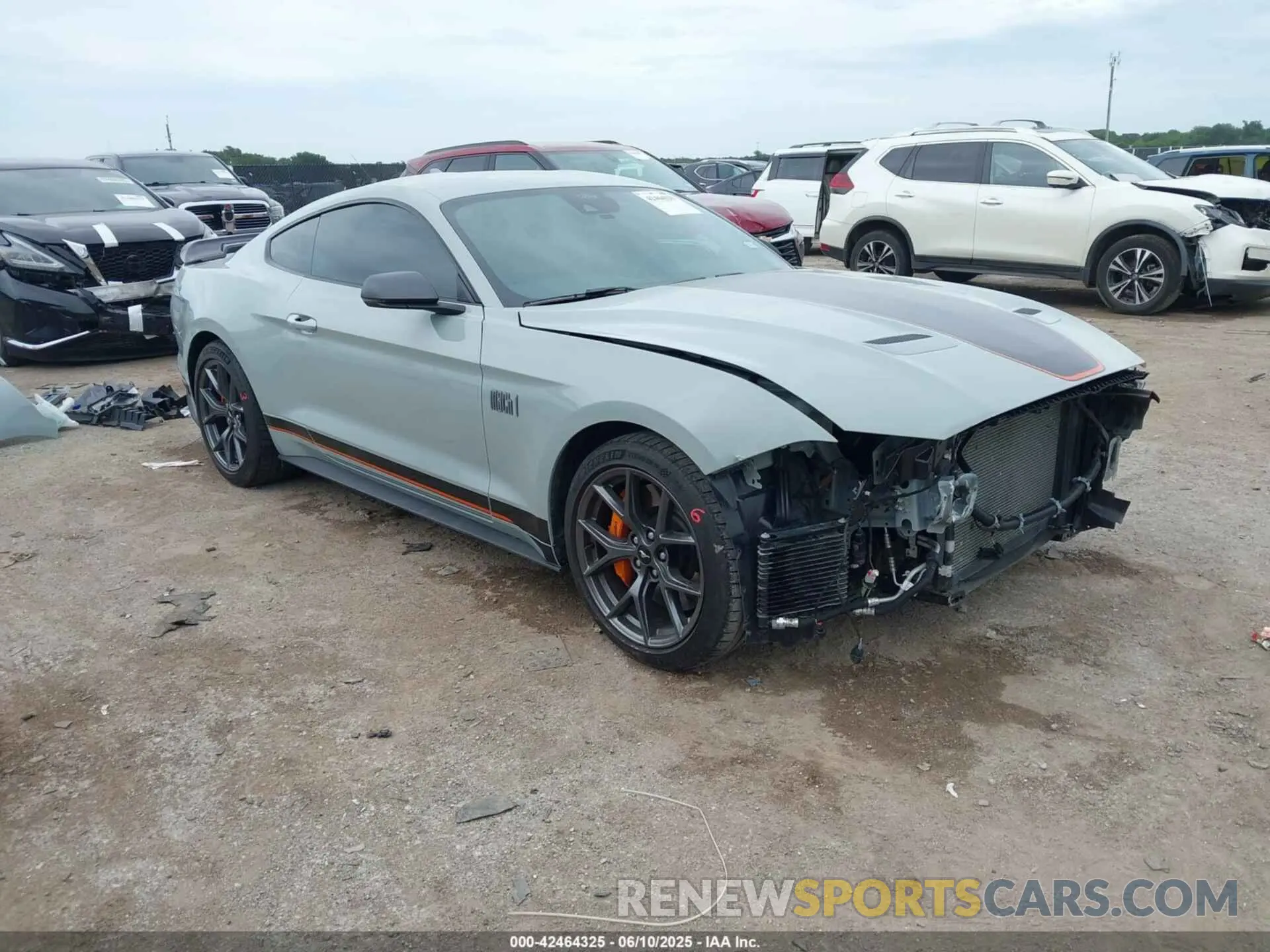 1 Photograph of a damaged car 1FA6P8R08M5551363 FORD MUSTANG 2021