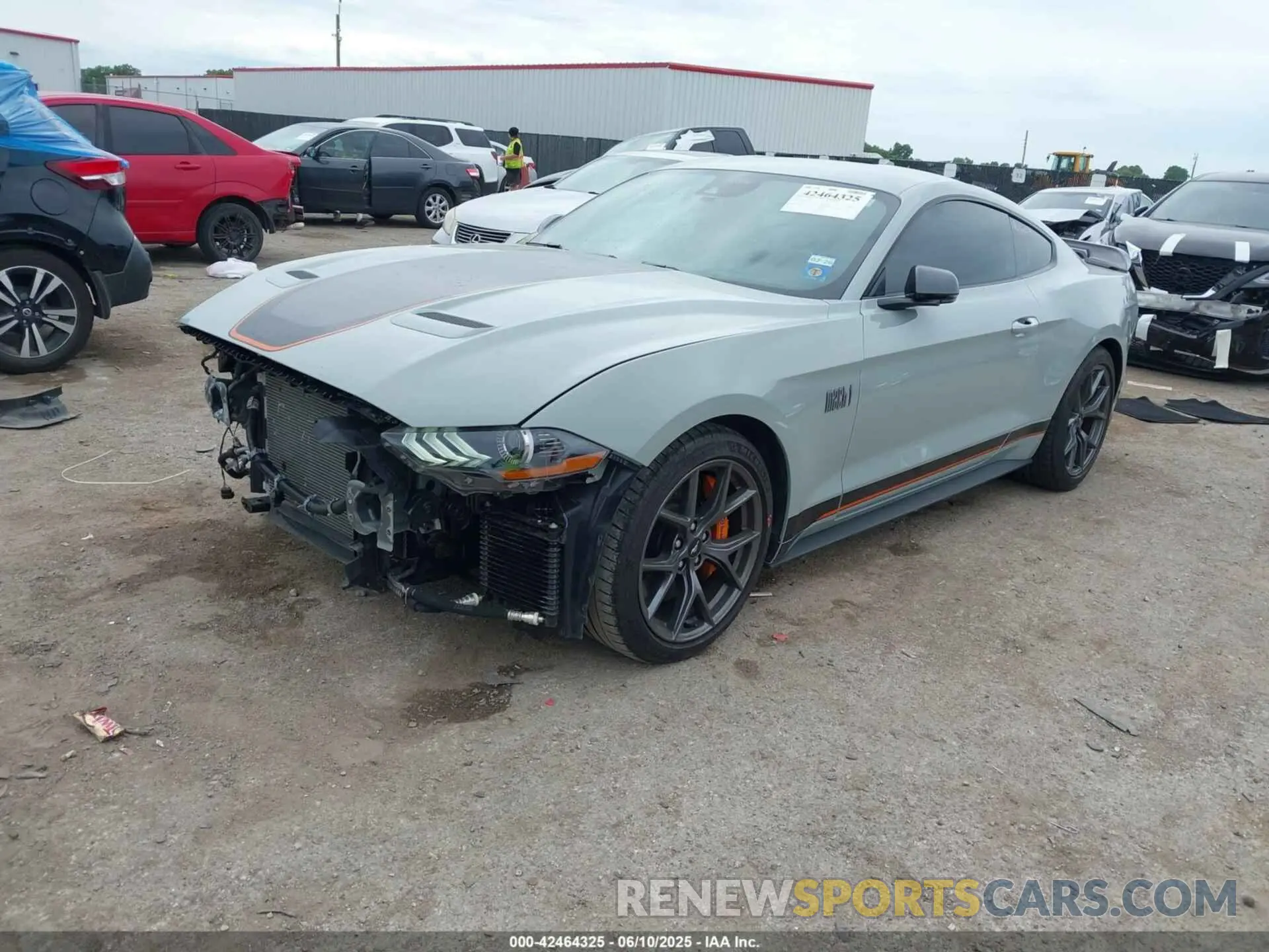 2 Photograph of a damaged car 1FA6P8R08M5551363 FORD MUSTANG 2021