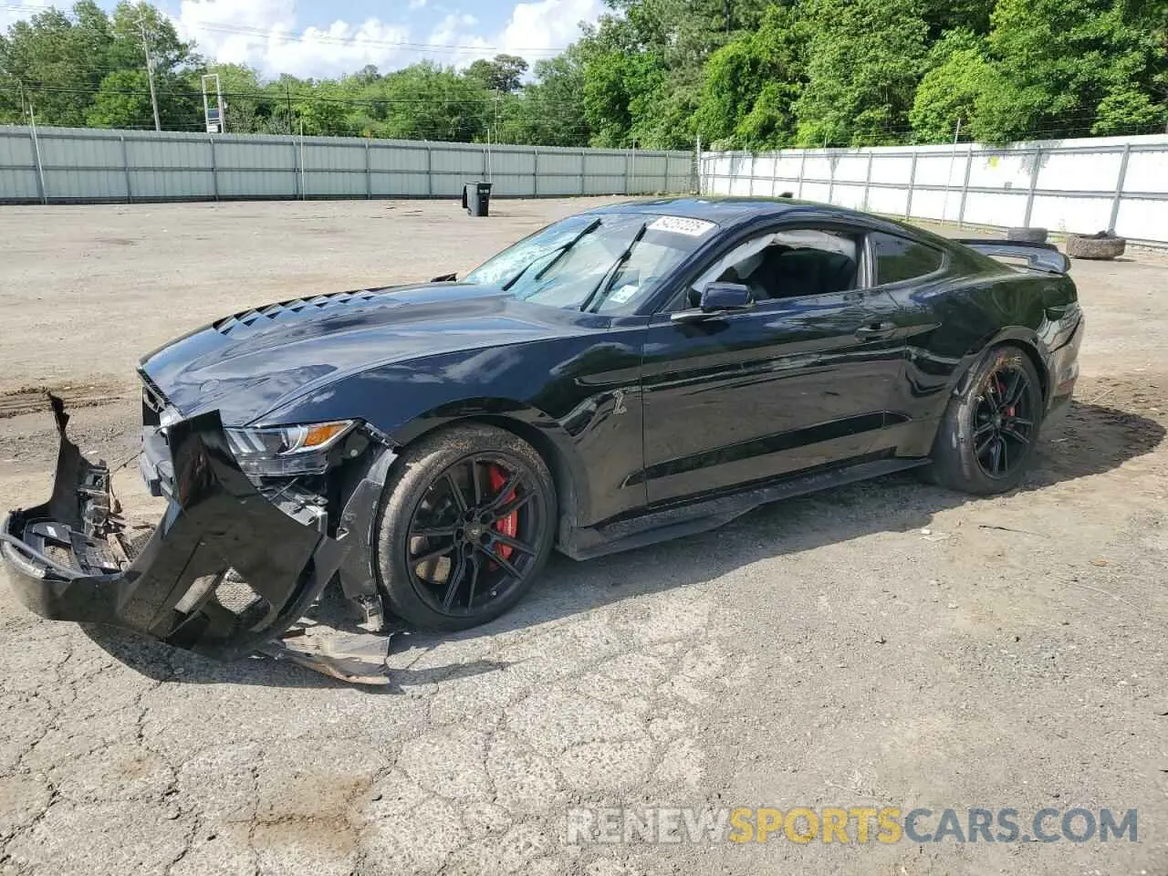 1 Photograph of a damaged car 1FA6P8SJ0M5503102 FORD MUSTANG 2021