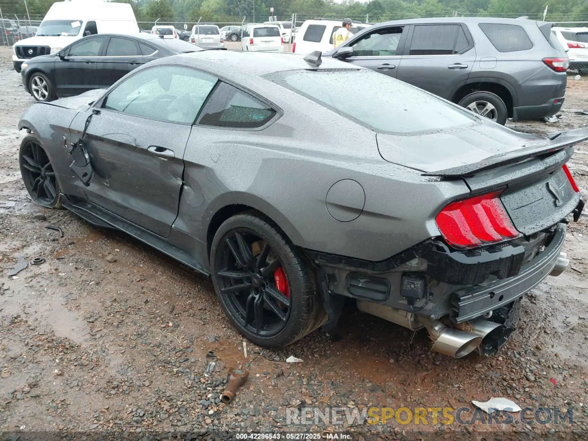 3 Photograph of a damaged car 1FA6P8SJ0M5504136 FORD MUSTANG 2021