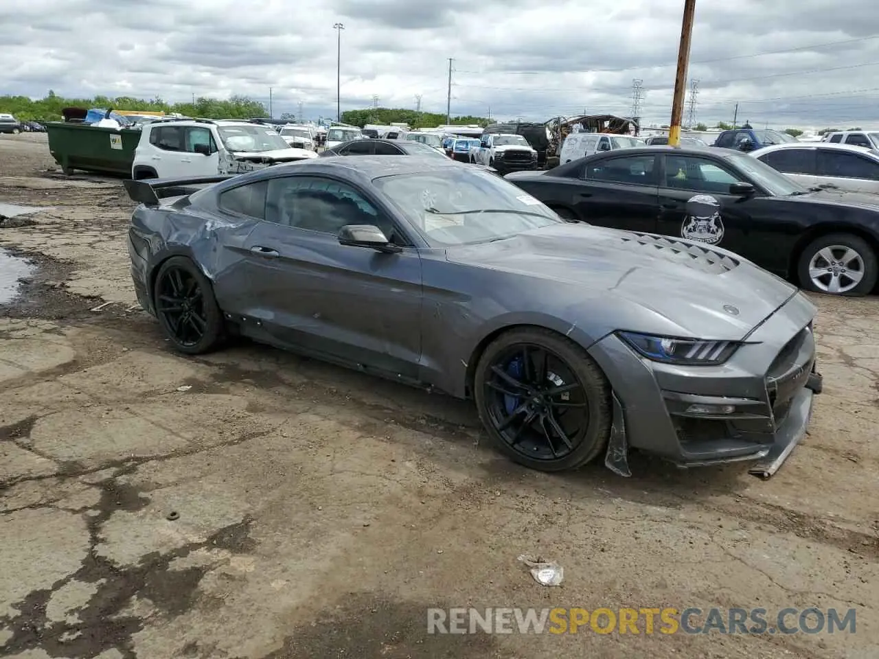 4 Photograph of a damaged car 1FA6P8SJ8M5502165 FORD MUSTANG 2021