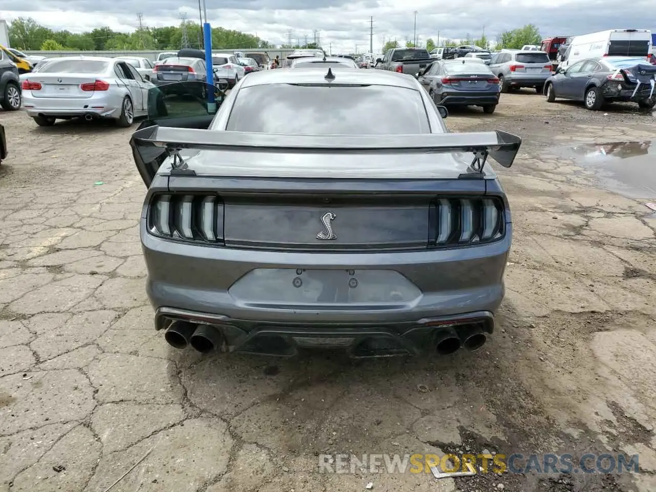 6 Photograph of a damaged car 1FA6P8SJ8M5502165 FORD MUSTANG 2021