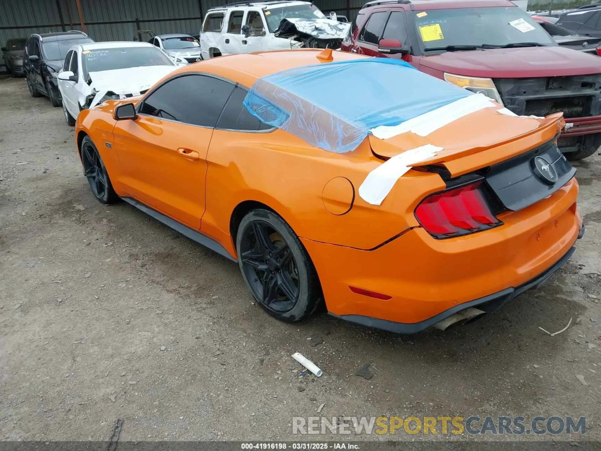 3 Photograph of a damaged car 1FA6P8TD5M5151336 FORD MUSTANG 2021