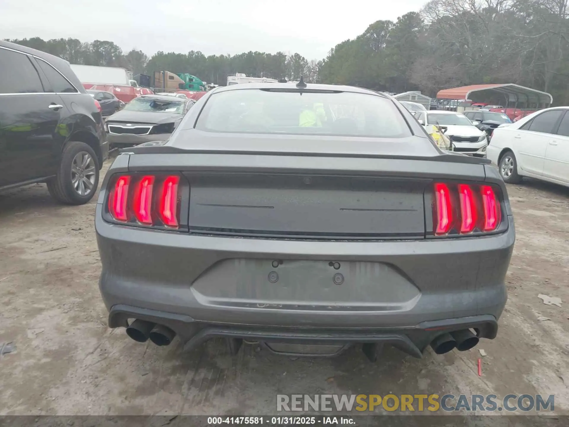 17 Photograph of a damaged car 1FA6P8TD8M5101305 FORD MUSTANG 2021
