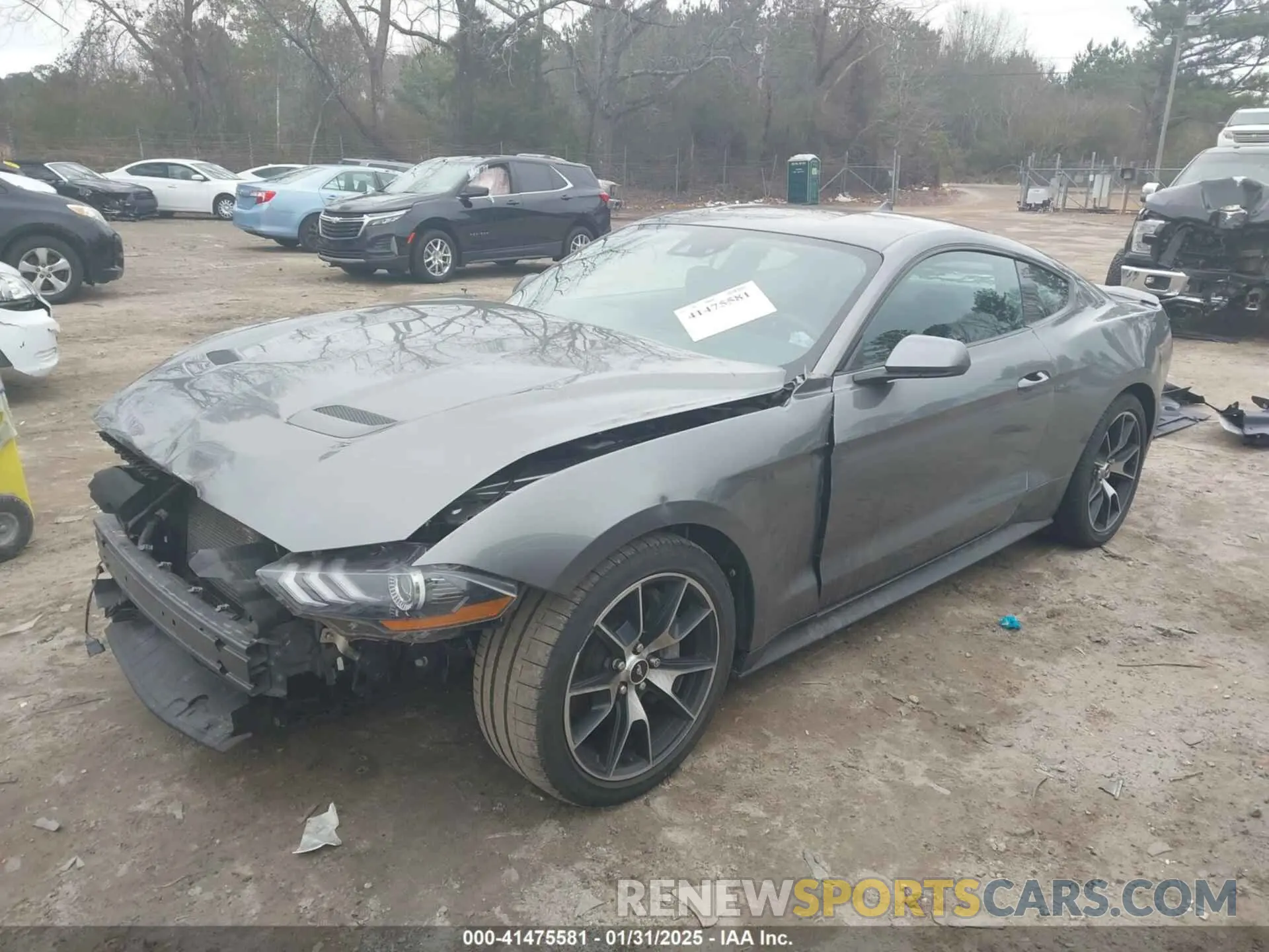2 Photograph of a damaged car 1FA6P8TD8M5101305 FORD MUSTANG 2021